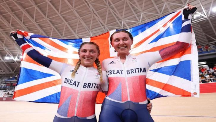 Olympic cyclists Laura Kenny and Katie Archibald